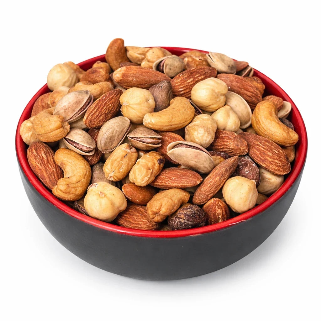 Han Bey Kayısı Elit Karışık Çerez, badem, kaju, fındık, Antep fıstığı, Siirt fıstığı ve seçkin premium kuruyemişlerden hazırlanan özel karışım.